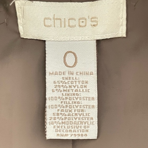 Chico's Quilted Shine Vest - Picture 6 of 10